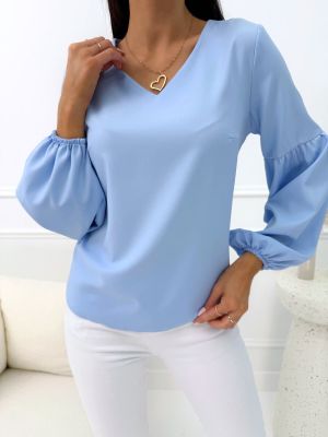 Bluzka damska casualowa na wiosnę ModnaKiecka.pl ze sklepu: ModnaKiecka.pl w kategorii: Bluzki damskie - zdjęcie 64ECE52-355-6290_23071064