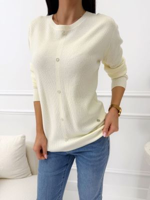Sweter damski casualowy ModnaKiecka.pl ze sklepu: ModnaKiecka.pl w kategorii: Swetry damskie - zdjęcie 64ECE52-355-6290_23071126