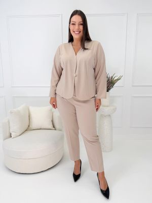 Komplet casual ModnaKiecka.pl ze sklepu: ModnaKiecka.pl w kategorii: Komplety i garnitury damskie - zdjęcie 64ECE52-355-6290_23071141
