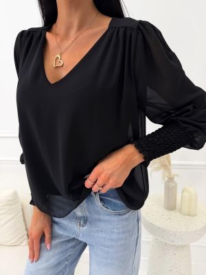 Bluzka damska casual ModnaKiecka.pl ze sklepu: ModnaKiecka.pl w kategorii: Bluzki damskie - zdjęcie 64ECE52-355-6290_23071271