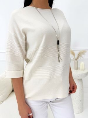 ModnaKiecka.pl - Sweter damski na zimę casual ze sklepu: ModnaKiecka.pl w kategorii: Swetry damskie - zdjęcie 64ECE52-355-6290_23071392
