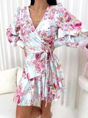 Sukienka kopertowa casual ModnaKiecka.pl ze sklepu: ModnaKiecka.pl w kategorii: Sukienki - zdjęcie 64ECE52-355-6290_23071540