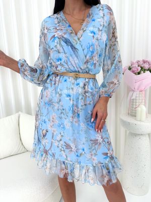 Sukienka casual ModnaKiecka.pl ze sklepu: ModnaKiecka.pl w kategorii: Sukienki - zdjęcie 64ECE52-355-6290_23071560