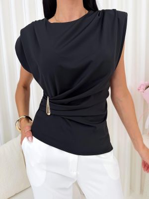 Bluzka damska casual ModnaKiecka.pl ze sklepu: ModnaKiecka.pl w kategorii: Bluzki damskie - zdjęcie 64ECE52-355-6290_23071599