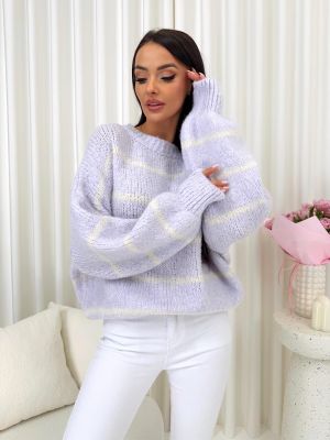 ModnaKiecka.pl - Sweter damski zimowy casual ze sklepu: ModnaKiecka.pl w kategorii: Swetry damskie - zdjęcie 64ECE52-355-6290_23071631