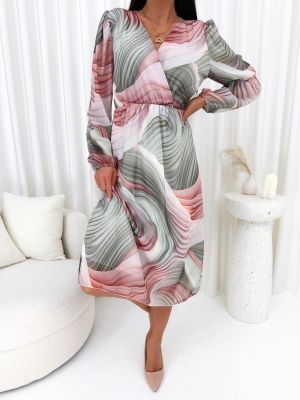 ModnaKiecka.pl - Sukienka casual kopertowa ze sklepu: ModnaKiecka.pl w kategorii: Sukienki - zdjęcie 64ECE52-355-6290_23071668