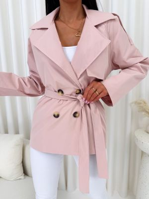 Płaszcz damski casual ModnaKiecka.pl ze sklepu: ModnaKiecka.pl w kategorii: Płaszcze damskie - zdjęcie 64ECE52-355-6290_23071695