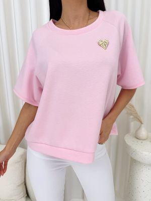 Bluzka damska casual ModnaKiecka.pl ze sklepu: ModnaKiecka.pl w kategorii: Bluzki damskie - zdjęcie 64ECE52-355-6290_23071833