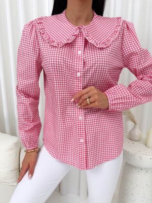 Koszula damska casual ModnaKiecka.pl ze sklepu: ModnaKiecka.pl w kategorii: Koszule damskie - zdjęcie 64ECE52-355-6290_23071852