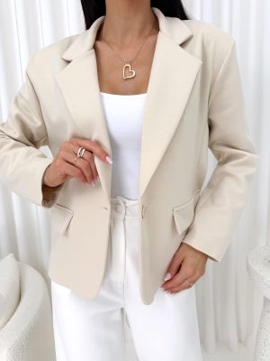Marynarka elegancki na wiosnę ModnaKiecka.pl ze sklepu: ModnaKiecka.pl w kategorii: Marynarki damskie - zdjęcie 64ECE52-355-6290_23071884