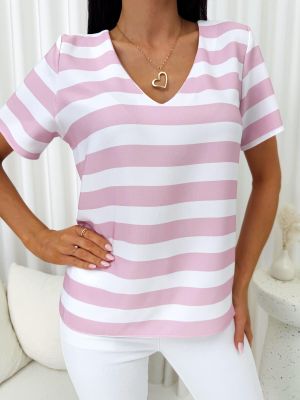 Bluzka damska casual ModnaKiecka.pl ze sklepu: ModnaKiecka.pl w kategorii: Bluzki damskie - zdjęcie 64ECE52-355-6290_23072067