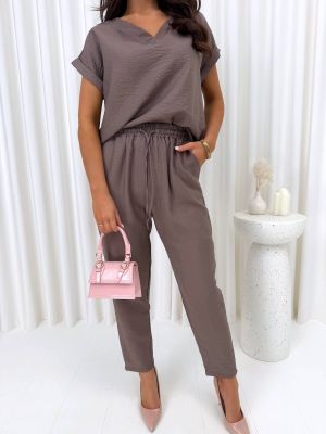 Komplet casual ModnaKiecka.pl ze sklepu: ModnaKiecka.pl w kategorii: Komplety i garnitury damskie - zdjęcie 64ECE52-355-6290_23072090