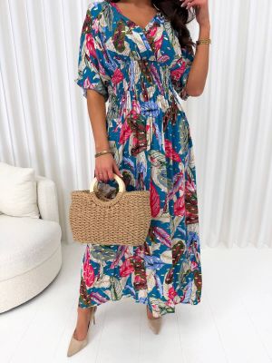 Sukienka boho ModnaKiecka.pl ze sklepu: ModnaKiecka.pl w kategorii: Sukienki - zdjęcie 64ECE52-355-6290_23072188