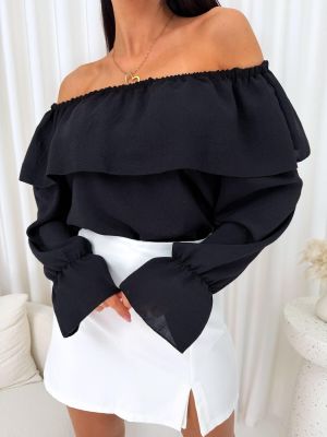 Bluzka damska casual ModnaKiecka.pl ze sklepu: ModnaKiecka.pl w kategorii: Bluzki damskie - zdjęcie 64ECE52-355-6290_23072430