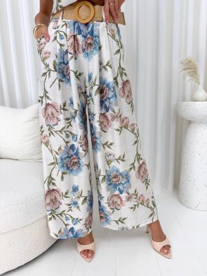 Spodnie damskie w stylu boho ModnaKiecka.pl ze sklepu: ModnaKiecka.pl w kategorii: Spodnie damskie - zdjęcie 64ECE52-355-6290_23072531