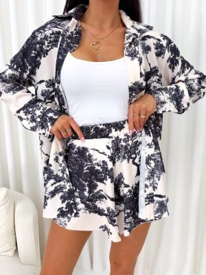 Komplet casual ModnaKiecka.pl ze sklepu: ModnaKiecka.pl w kategorii: Komplety i garnitury damskie - zdjęcie 64ECE52-355-6290_23072565