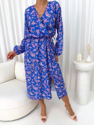 Sukienka casual kopertowa ModnaKiecka.pl ze sklepu: ModnaKiecka.pl w kategorii: Sukienki - zdjęcie 64ECE52-355-6290_23072646