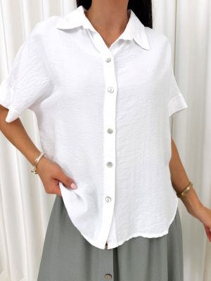 Koszula damska casual ModnaKiecka.pl ze sklepu: ModnaKiecka.pl w kategorii: Koszule damskie - zdjęcie 64ECE52-355-6290_23072890