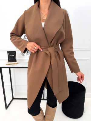 Płaszcz damski casual ModnaKiecka.pl ze sklepu: ModnaKiecka.pl w kategorii: Płaszcze damskie - zdjęcie 64ECE52-355-6290_23072989