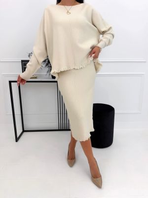 Komplet casual ModnaKiecka.pl ze sklepu: ModnaKiecka.pl w kategorii: Komplety i garnitury damskie - zdjęcie 64ECE52-355-6290_23073038