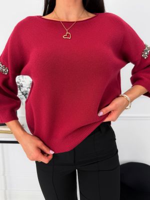 Sweter damski casual ModnaKiecka.pl ze sklepu: ModnaKiecka.pl w kategorii: Swetry damskie - zdjęcie 64ECE52-355-6290_23073047