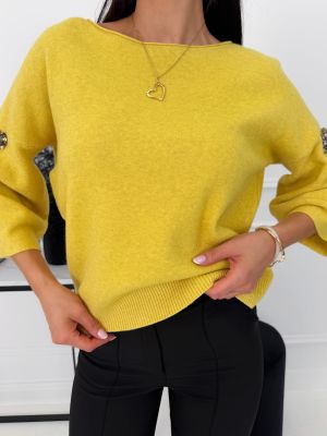 ModnaKiecka.pl - Sweter damski na wiosnę ze sklepu: ModnaKiecka.pl w kategorii: Swetry damskie - zdjęcie 64ECE52-355-6290_23073053