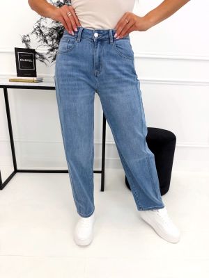 Jeansy damskie casual ModnaKiecka.pl ze sklepu: ModnaKiecka.pl w kategorii: Jeansy damskie - zdjęcie 64ECE52-355-6290_23073080