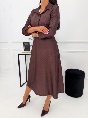 Sukienka koszulowa jesienna ModnaKiecka.pl ze sklepu: ModnaKiecka.pl w kategorii: Sukienki - zdjęcie 64ECE52-355-6290_23073085
