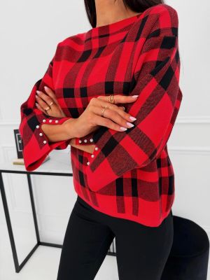 Sweter damski casual ModnaKiecka.pl ze sklepu: ModnaKiecka.pl w kategorii: Swetry damskie - zdjęcie 64ECE52-355-6290_23073103