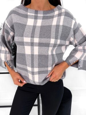 Sweter damski ModnaKiecka.pl ze sklepu: ModnaKiecka.pl w kategorii: Swetry damskie - zdjęcie 64ECE52-355-6290_23073106