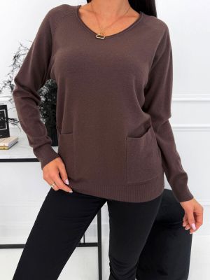 Sweter damski ModnaKiecka.pl ze sklepu: ModnaKiecka.pl w kategorii: Swetry damskie - zdjęcie 64ECE52-355-6290_23073121