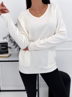 Sweter damski wiosenny ModnaKiecka.pl ze sklepu: ModnaKiecka.pl w kategorii: Swetry damskie - zdjęcie 64ECE52-355-6290_23073123