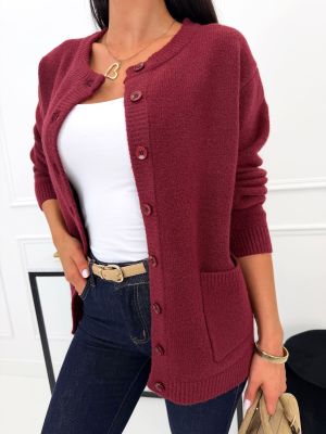 Sweter damski casualowy na zimę ModnaKiecka.pl ze sklepu: ModnaKiecka.pl w kategorii: Swetry damskie - zdjęcie 64ECE52-355-6290_23073188