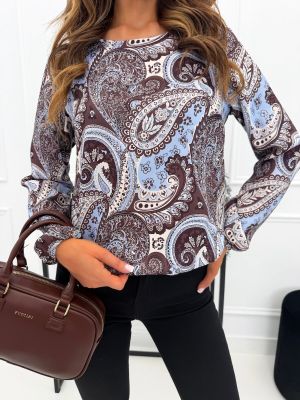 Bluzka damska casual ModnaKiecka.pl ze sklepu: ModnaKiecka.pl w kategorii: Bluzki damskie - zdjęcie 64ECE52-355-6290_23073215