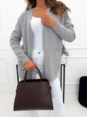 Sweter damski zimowy casual ModnaKiecka.pl ze sklepu: ModnaKiecka.pl w kategorii: Swetry damskie - zdjęcie 64ECE52-355-6290_23073239