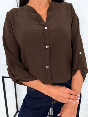 Bluzka damska casual ModnaKiecka.pl ze sklepu: ModnaKiecka.pl w kategorii: Bluzki damskie - zdjęcie 64ECE52-355-6290_23073270