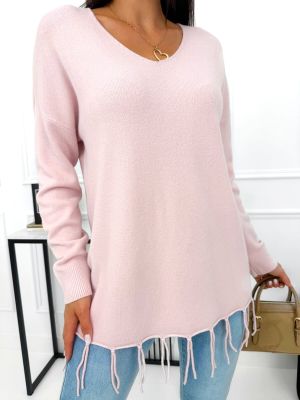 Sweter damski w stylu boho ze sklepu: ModnaKiecka.pl w kategorii: Swetry damskie - zdjęcie 64ECE52-355-6290_23073452