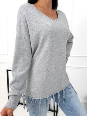 Sweter damski boho ModnaKiecka.pl ze sklepu: ModnaKiecka.pl w kategorii: Swetry damskie - zdjęcie 64ECE52-355-6290_23073453