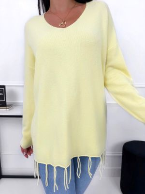 Sweter damski na wiosnę ze sklepu: ModnaKiecka.pl w kategorii: Swetry damskie - zdjęcie 64ECE52-355-6290_23073454