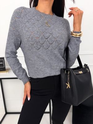 Sweter damski casual na zimę Modna Kiecka ze sklepu: ModnaKiecka.pl w kategorii: Swetry damskie