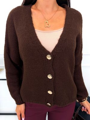 Sweter damski na zimę casual ModnaKiecka.pl ze sklepu: ModnaKiecka.pl w kategorii: Swetry damskie - zdjęcie 64ECE52-355-6290_23073547