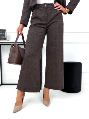 Spodnie damskie jesienne w stylu retro Modna Kiecka ze sklepu: ModnaKiecka.pl w kategorii: Spodnie damskie