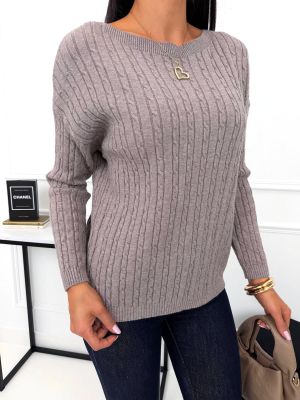 Sweter damski casualowy Modna Kiecka ze sklepu: ModnaKiecka.pl w kategorii: Swetry damskie