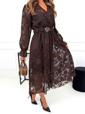 Modna Kiecka - Sukienka casual kopertowa ze sklepu: ModnaKiecka.pl w kategorii: Sukienki