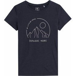 Bluzka dziewczęca na lato 4F ze sklepu: SPORT-SHOP.pl w kategorii: Bluzki dziewczęce - zdjęcie 6BAF450-D40-9631_160818