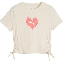 Puma - Bluzka dziewczęca letnia ze sklepu: SPORT-SHOP.pl w kategorii: Bluzki dziewczęce - zdjęcie 6BAF450-D40-9631_196850