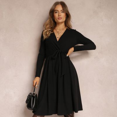 Sukienka casual kopertowa Renee ze sklepu: renee.pl w kategorii: Sukienki - zdjęcie 6BEED23A-9DF-769_178673