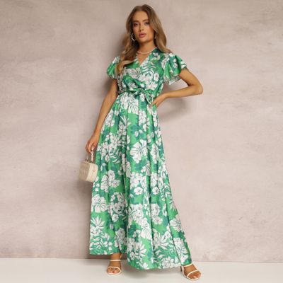 Sukienka kopertowa boho Renee ze sklepu: renee.pl w kategorii: Sukienki - zdjęcie 6BEED23A-9DF-769_199244