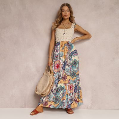 Renee - Sukienka boho ze sklepu: renee.pl w kategorii: Sukienki - zdjęcie 6BEED23A-9DF-769_199824
