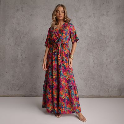Sukienka boho Renee ze sklepu: renee.pl w kategorii: Sukienki - zdjęcie 6BEED23A-9DF-769_200399